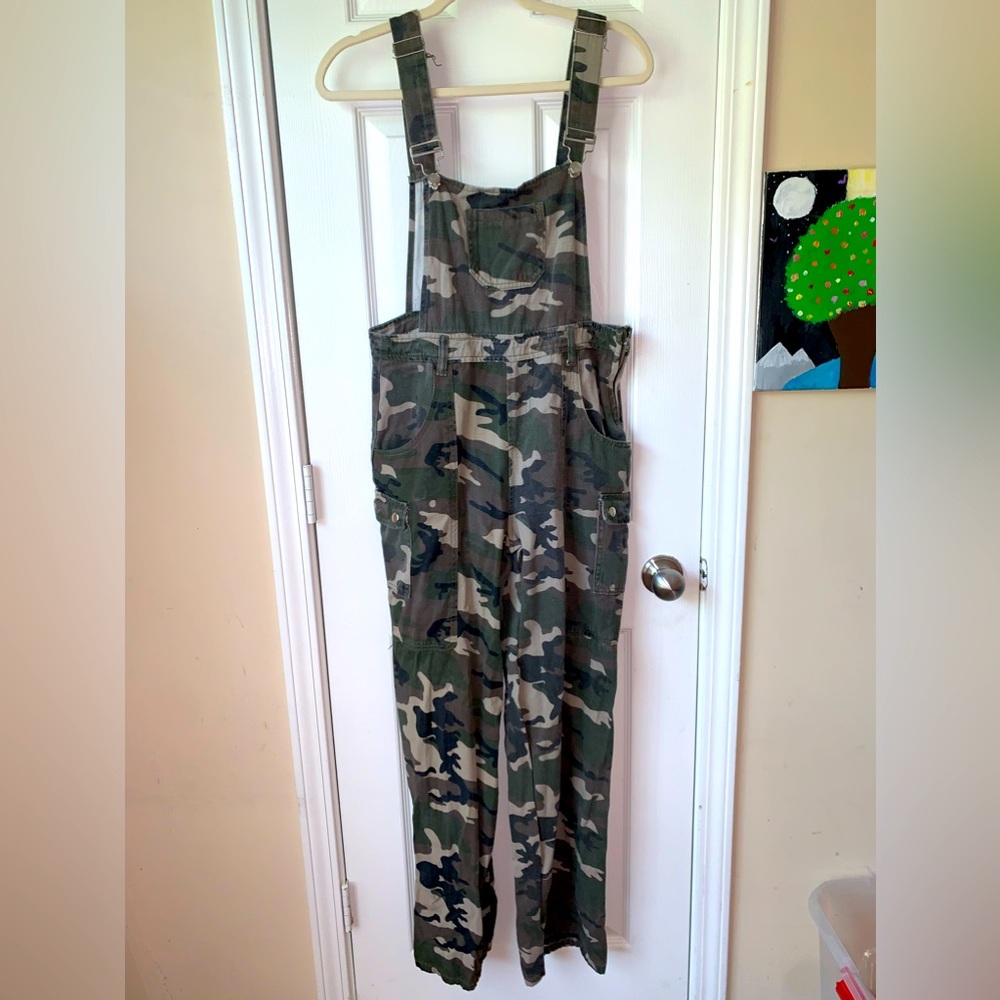 NWOT Camouflage Overalls from PrettyLittleThing